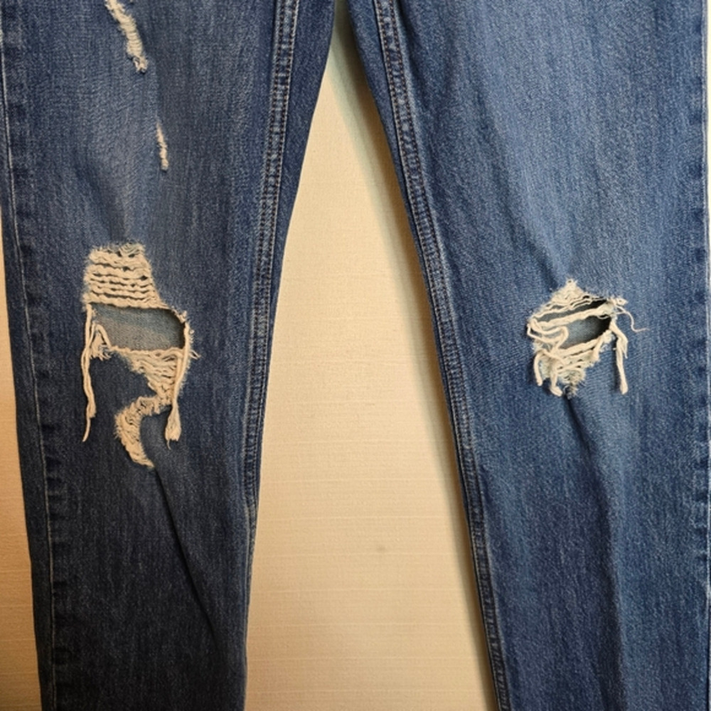🔴 3/$30 Levi's 24×30.5 Low Pro Amplify It Medium Wash Straight Leg Jean - Picture 9 of 13